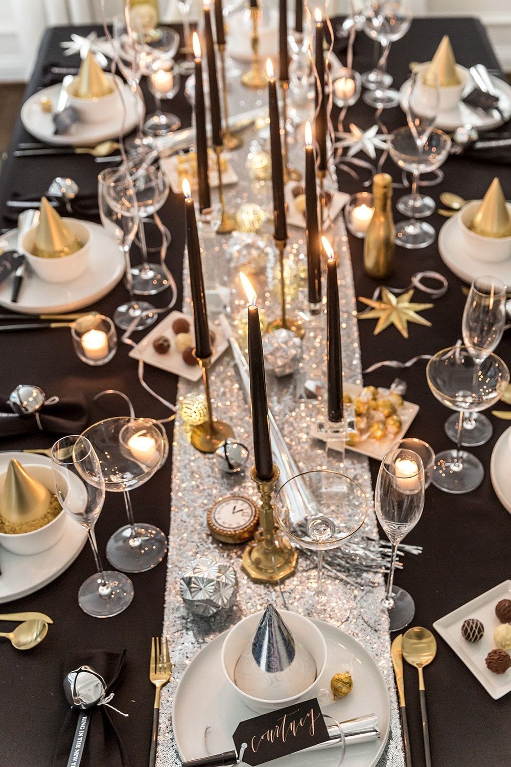 New Year s Eve Dinner Party with Lindt Chocolate | Pizzazzerie ...