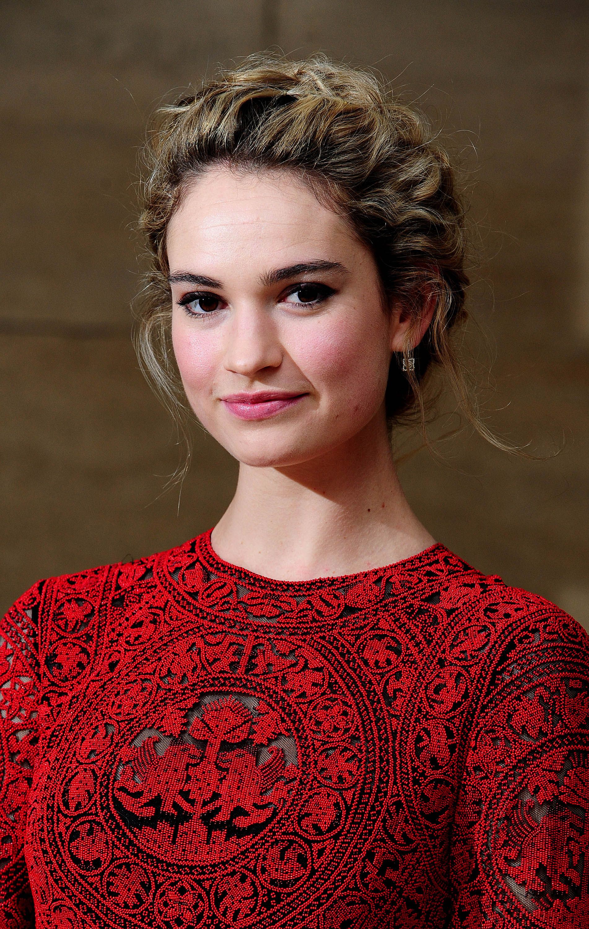 Lily James Hair