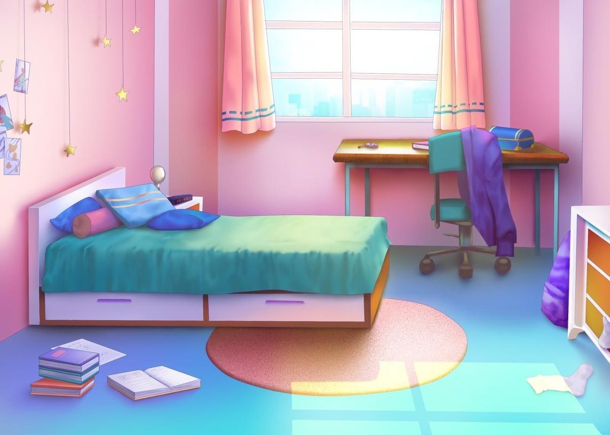 Tải ngay 1000+ Cute bedroom background anime độ phân giải cao