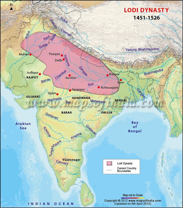 Lodhi Dynasty | Indian history, Ancient india map, History of india