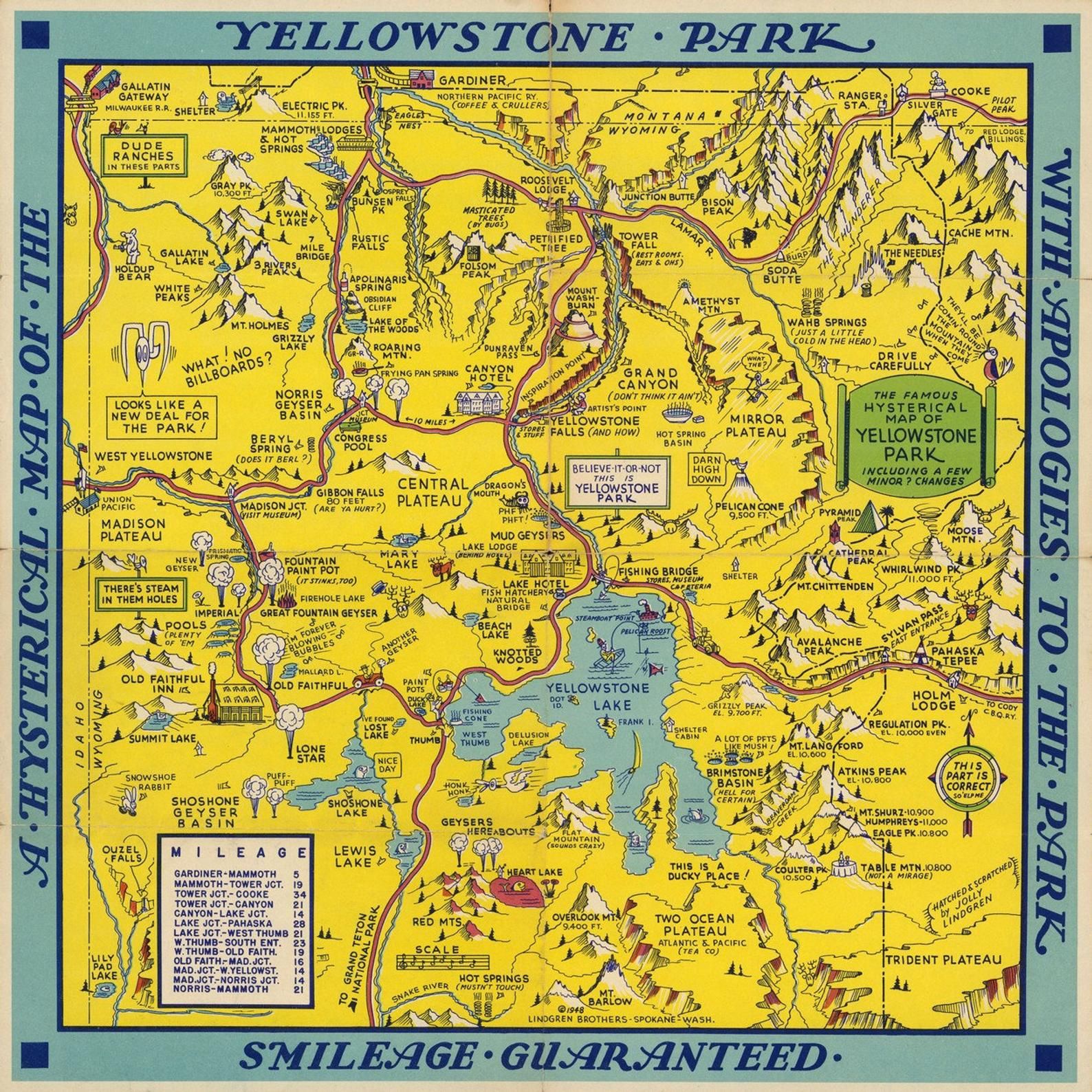 Exploring Yellowstone National Park With High Resolution Maps - Utah ...