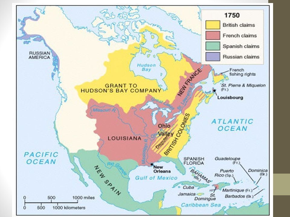 Map Of North America 1750 - Winne Karalynn