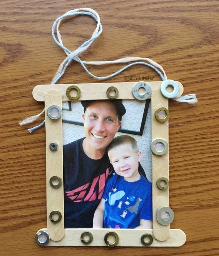 Washer Frame for Father's Day (With images) | Father's day diy, Fathers ...