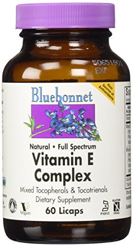 Bluebonnet Natural Full Spectrum Vitamin E Complex - 60 Licaps