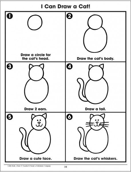 Step By Step Drawing For Kindergarten