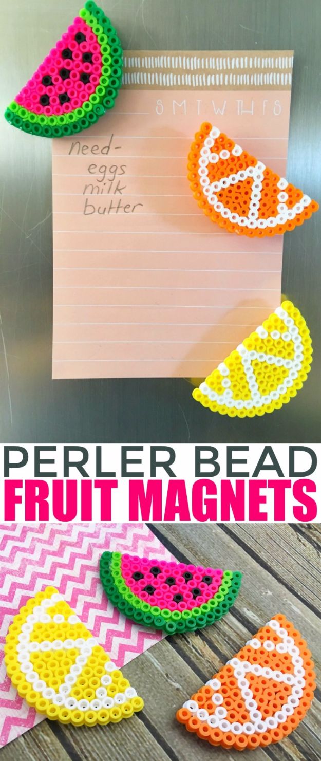 33 DIY Ideas for The Kids To Make At Home Perler bead