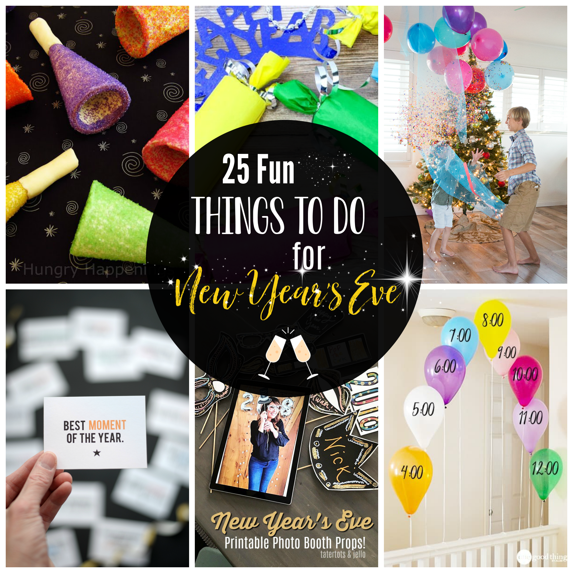 Things to do for New Year's Eve with Kids and Family at home Kid Games ...