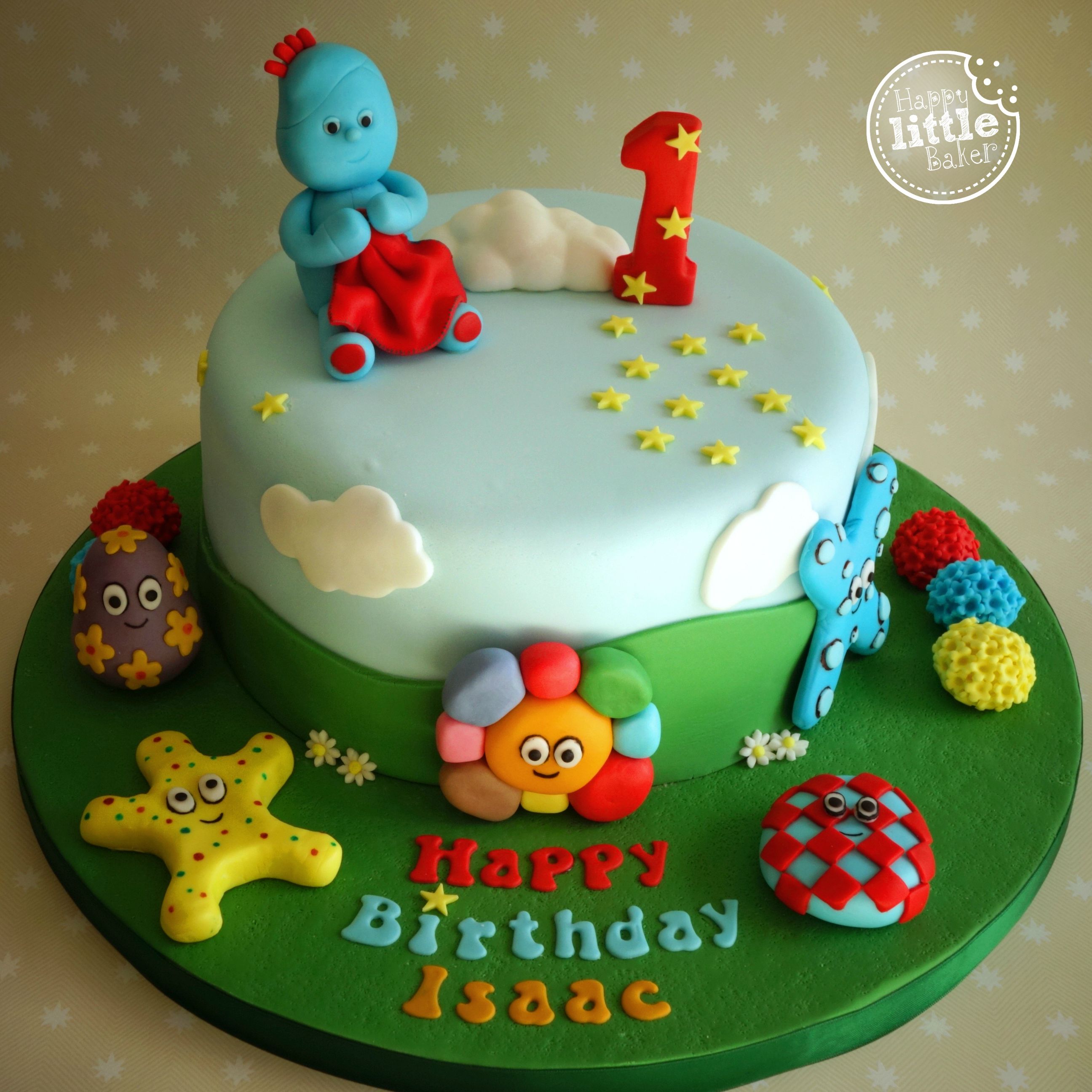 In The Night Garden Cake. Chocolate sponge with vanilla buttercream