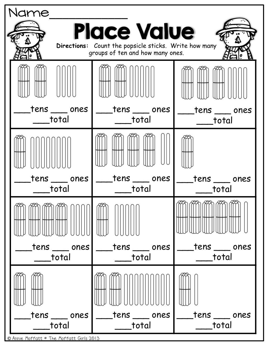 Place Value Activity Free Printable