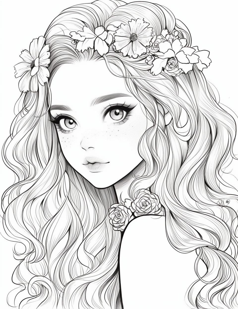 Adult Coloring Books Swear, Manga Coloring Book, Cute Coloring Pages ...