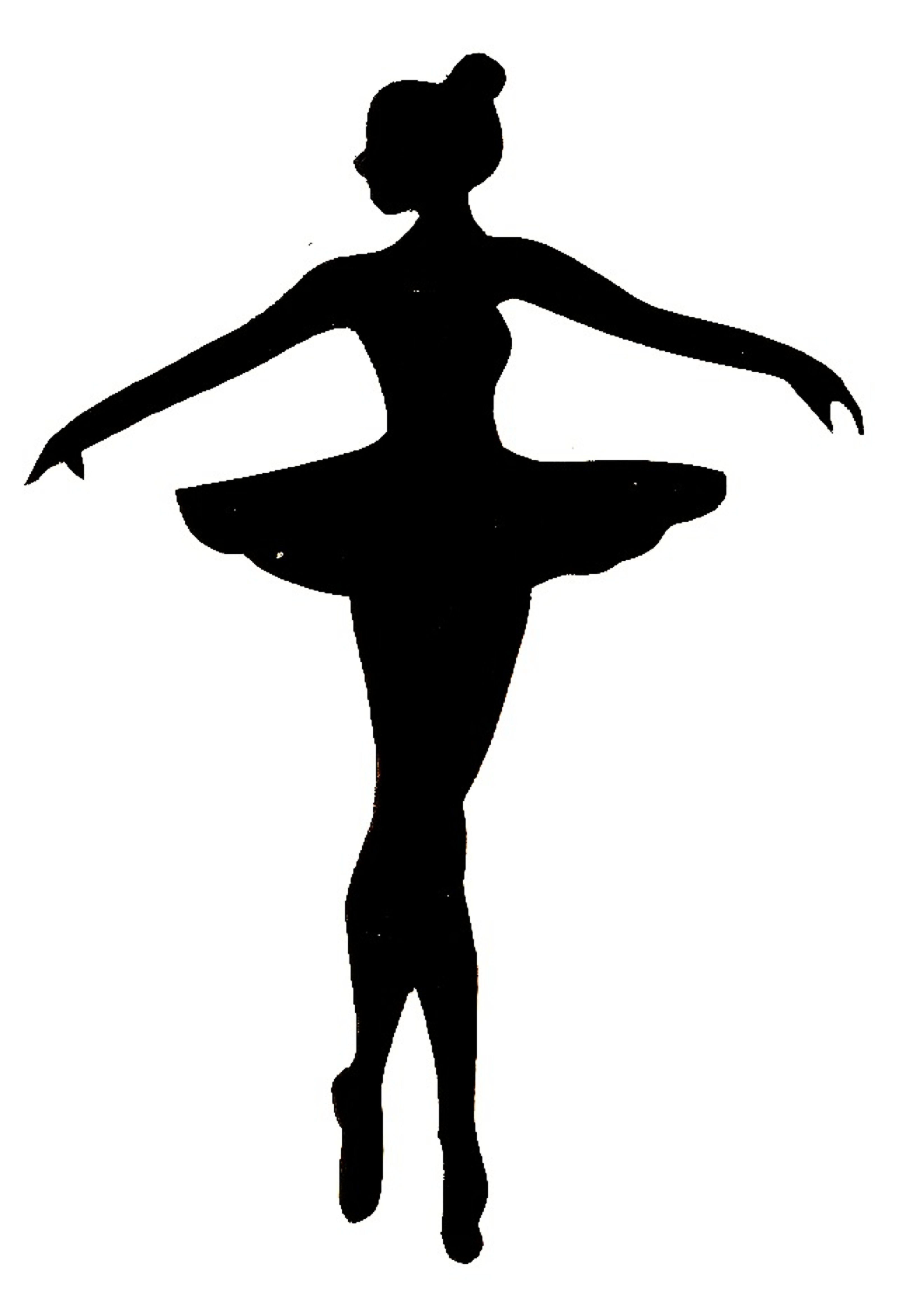 Ballerina Silhouettes Printable Templates