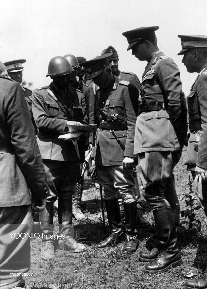 Ion Antonescu and Michael I of Romania during an inspection | Michael i ...