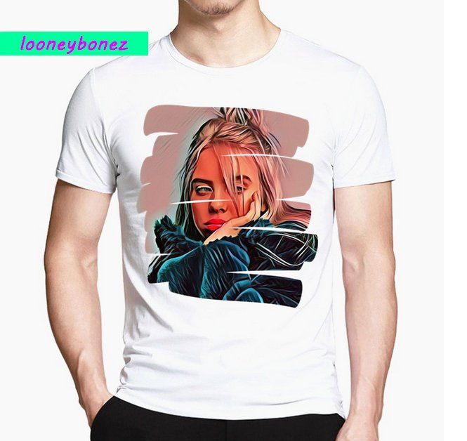 Billie Eilish Printed Cotton T Shirt for Women and Men Billie Eilish ...