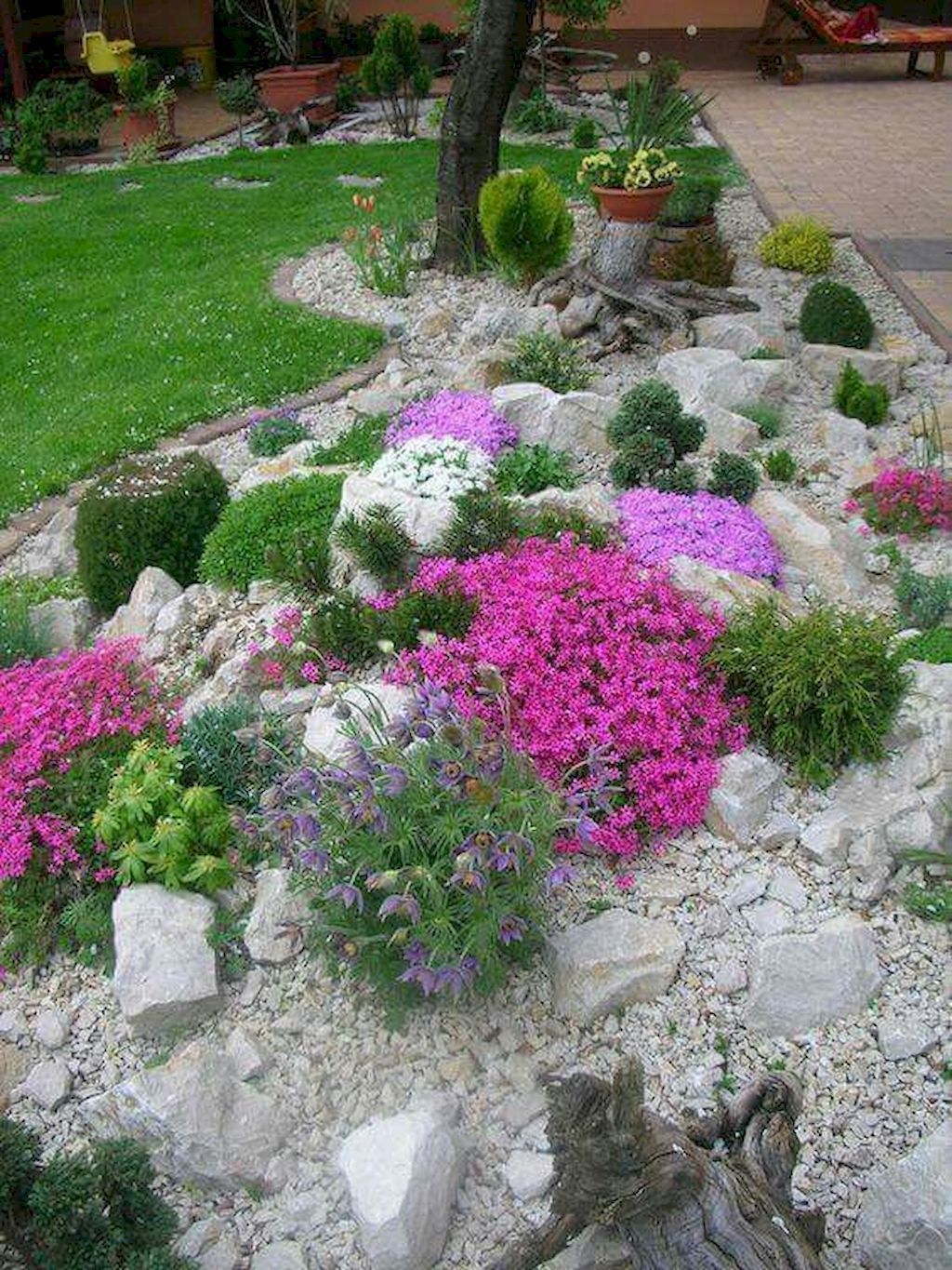 23 front yard rock garden landscaping ideas Rock garden