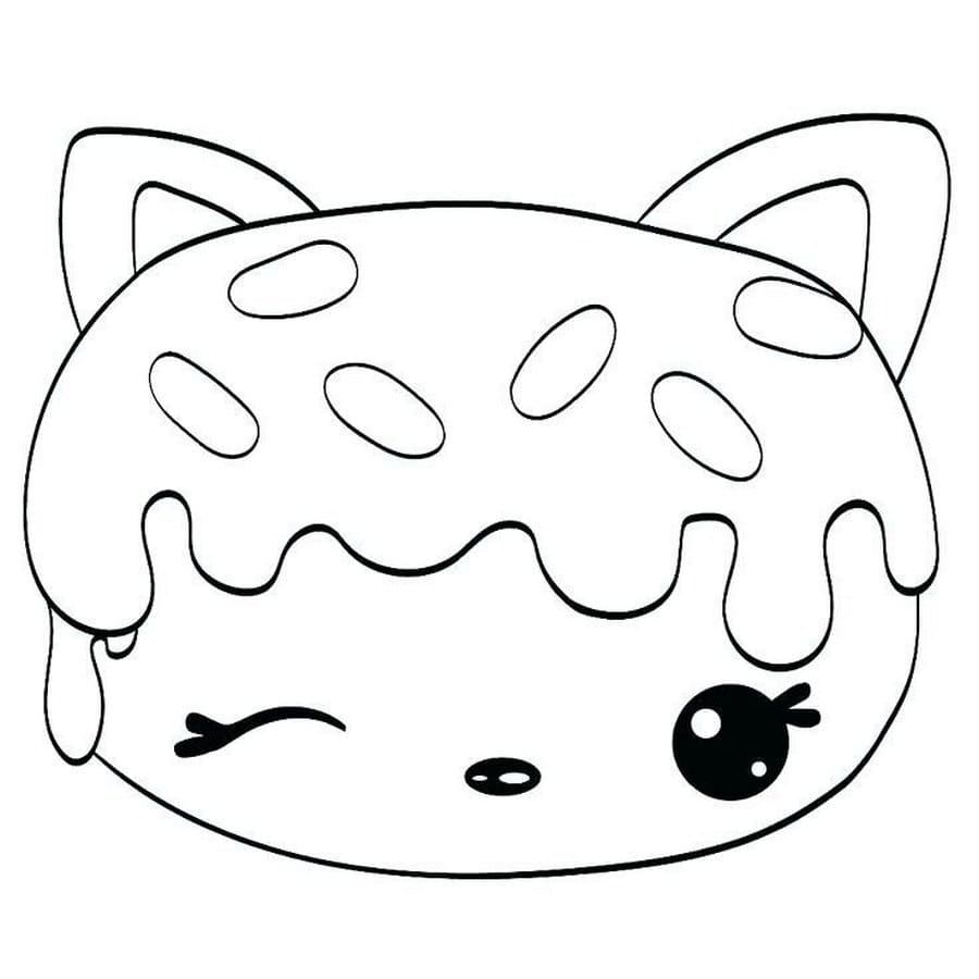 Dibujos de Kawaii para Colorear. Imprimir caracteres inusuales