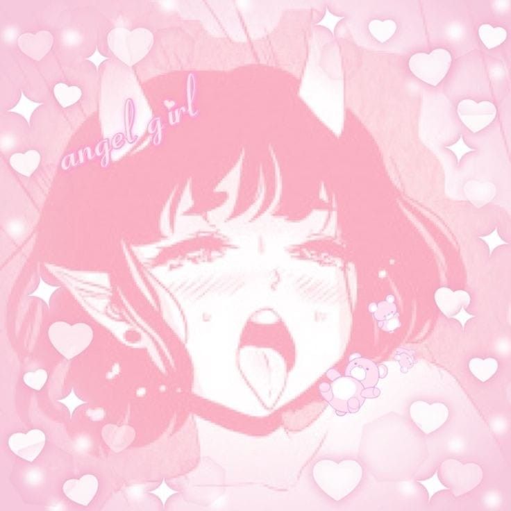 Dark Pink Anime Girl Pfp - IMAGESEE