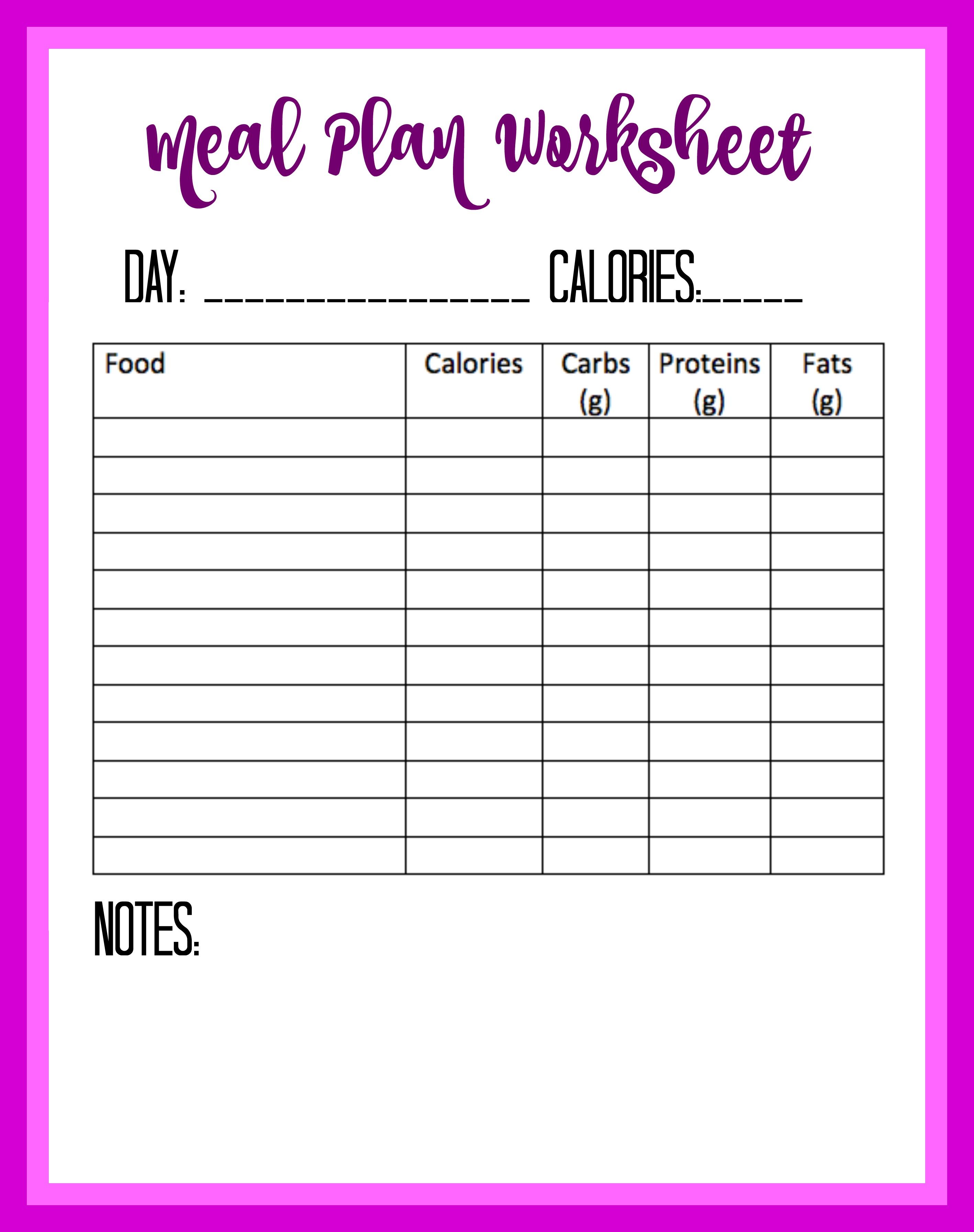 Free Printable Calorie Tracker The Calorie Intake Tracker Has Been ...