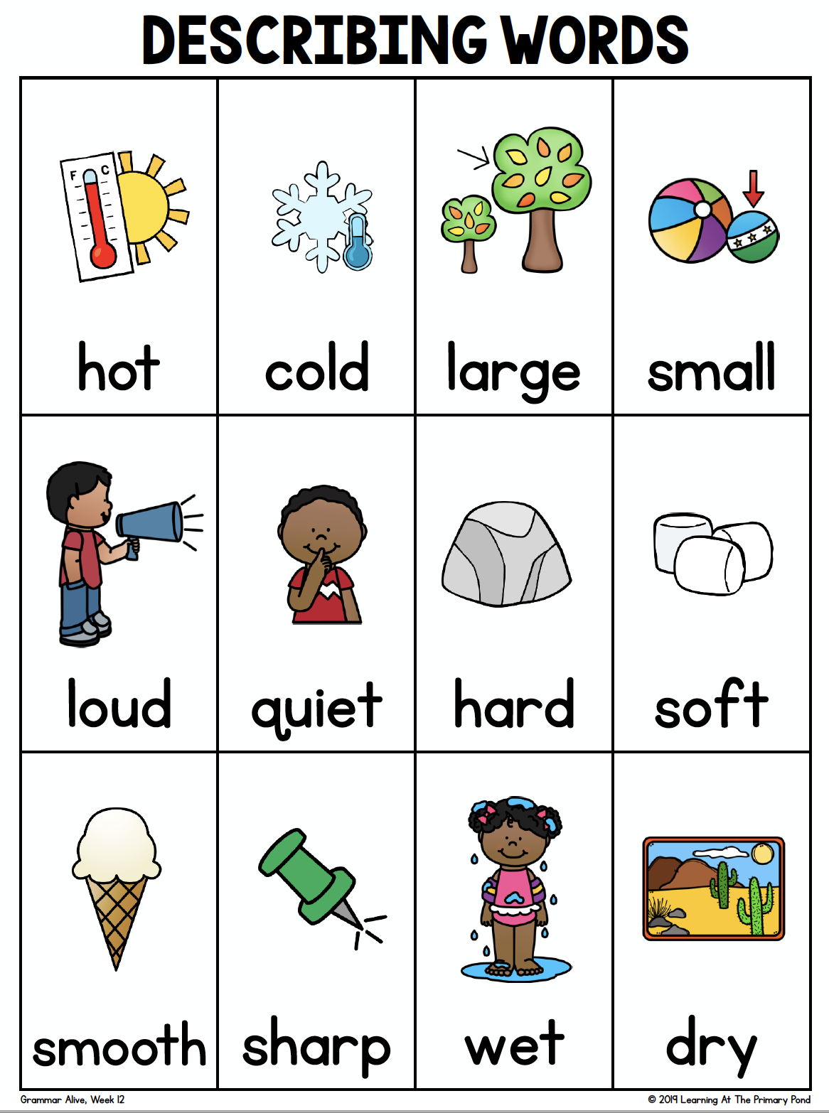 5 fun activities for teaching adjectives in the primary grades – Artofit