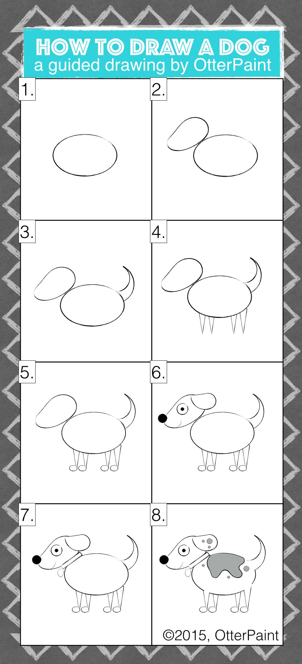 How To Draw a Dog