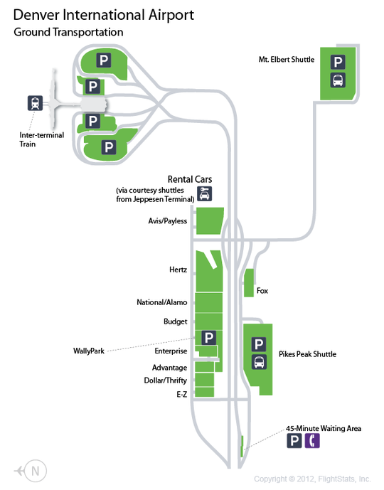 Denver Airport Terminal Map