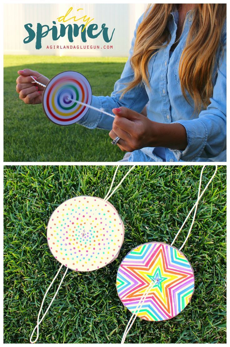 DIY Paper Spinner for Endless Fun Crafts, Easy crafts