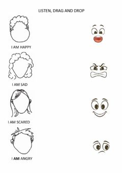 Emotios and feelingsLanguage: EnglishGrade/level: kinderSchool subject ...