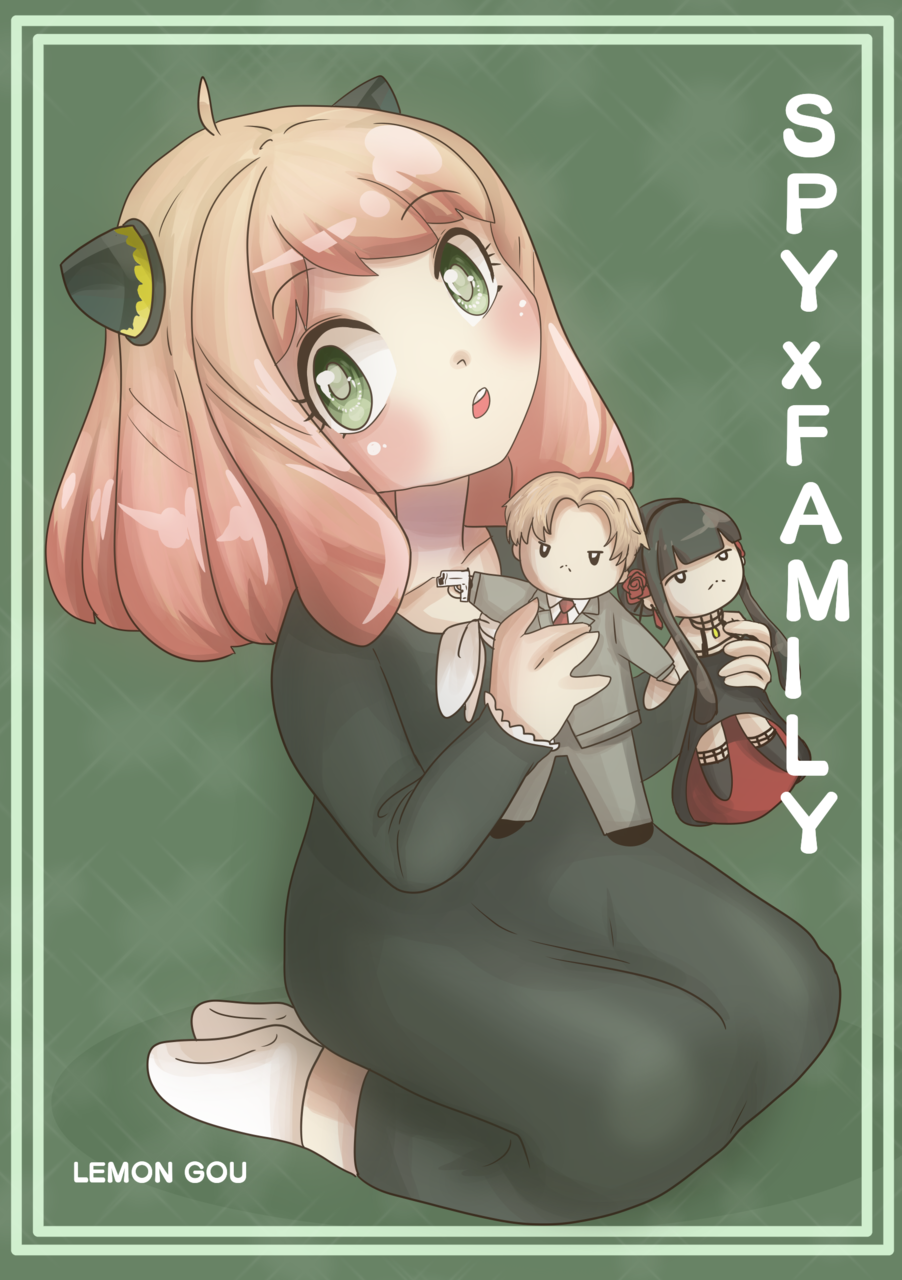 このイラスト作品SPY X FAMILYは、 SPY×FAMILYコンテスト, medibangpaint, ファンアート, ドローイング ... image.