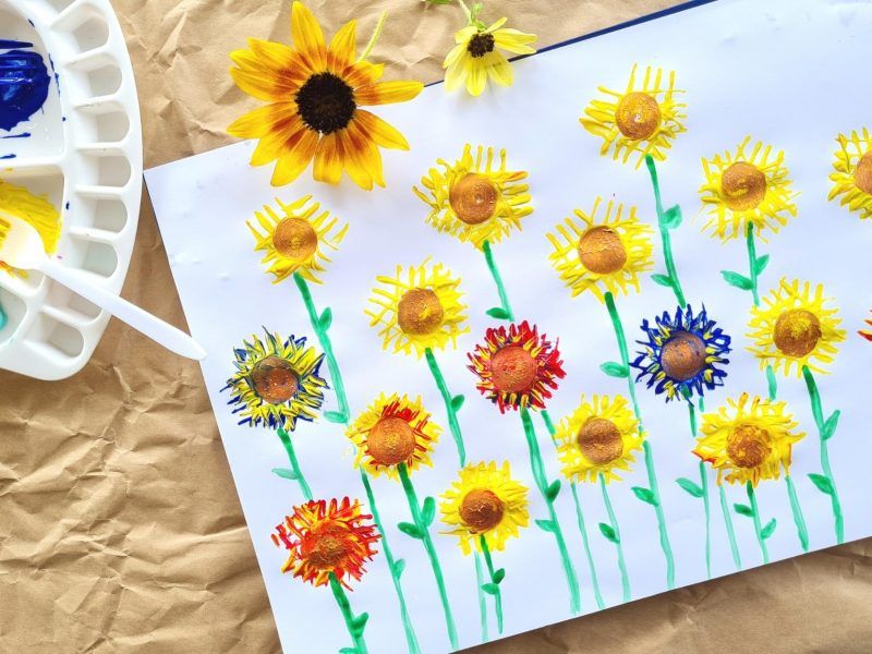 How To Draw Flowers - DIY Thought | Painting activities, Art for kids ...