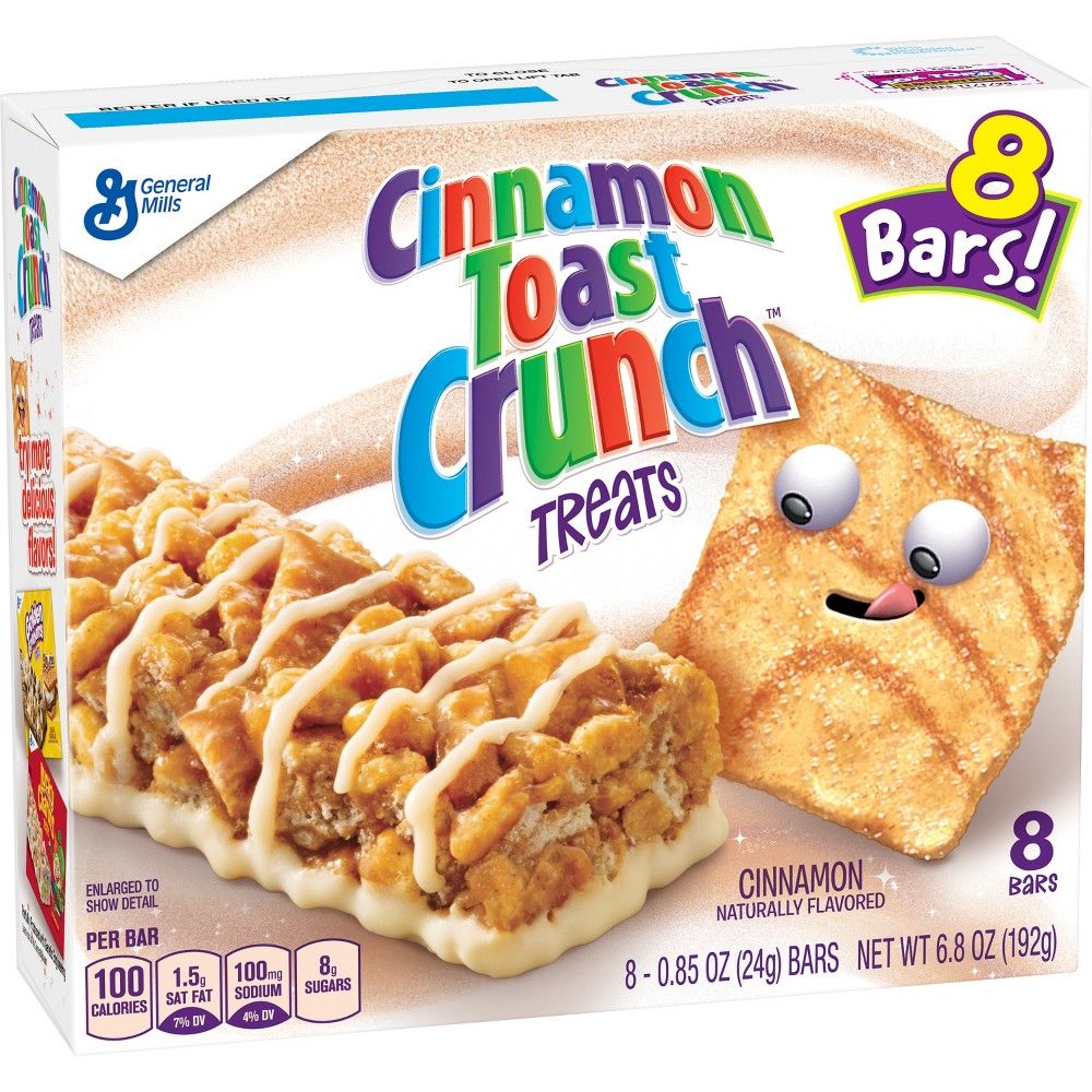 Cinnamon Toast Crunch Breakfast Cereal Bars 8ct Cinnamon Toast Cinnamon Bars Honey Granola