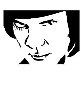 Clockwork orange | Clockwork orange, Stencils, Stencil templates