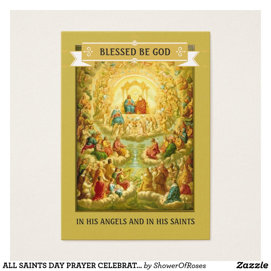 ALL SAINTS DAY PRAYER CELEBRATION HOLY CARDS All Saints Day Prayer ...