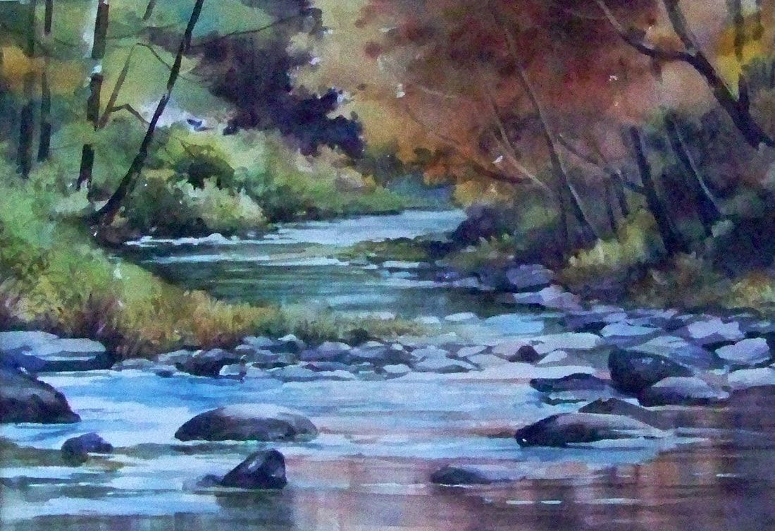 Gallery 2 Watercolors - Valerie S. Taggart Watercolor Landscape ...