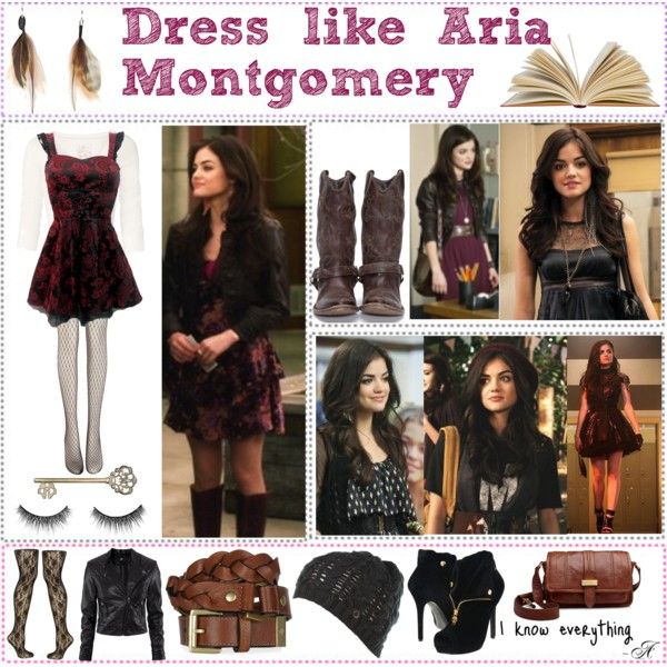 Pin on Aria Montgomery style♡