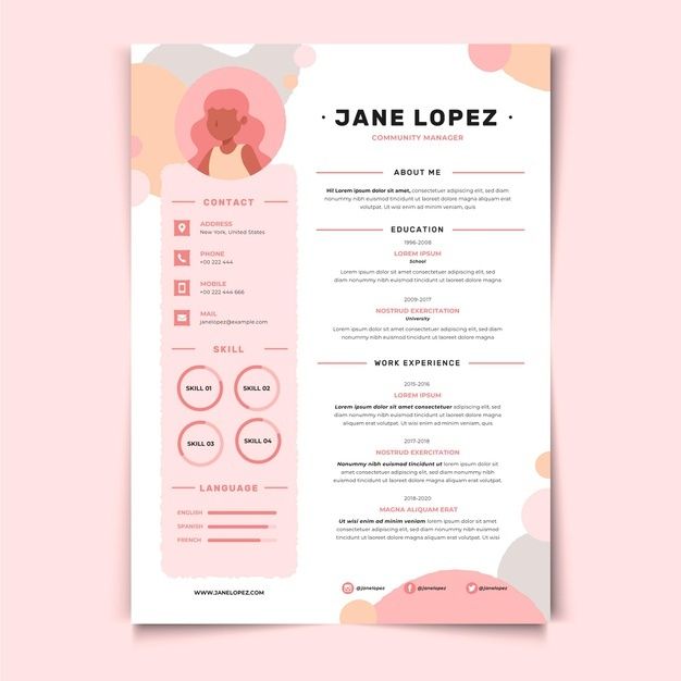 Modèle de curriculum vitae moderne | Free Vector #Freepik #freevector # ...