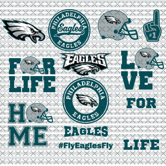 Philadelphia eagles Svg, Football Team Logo Svg, Football Svg, NCAA Svg ...