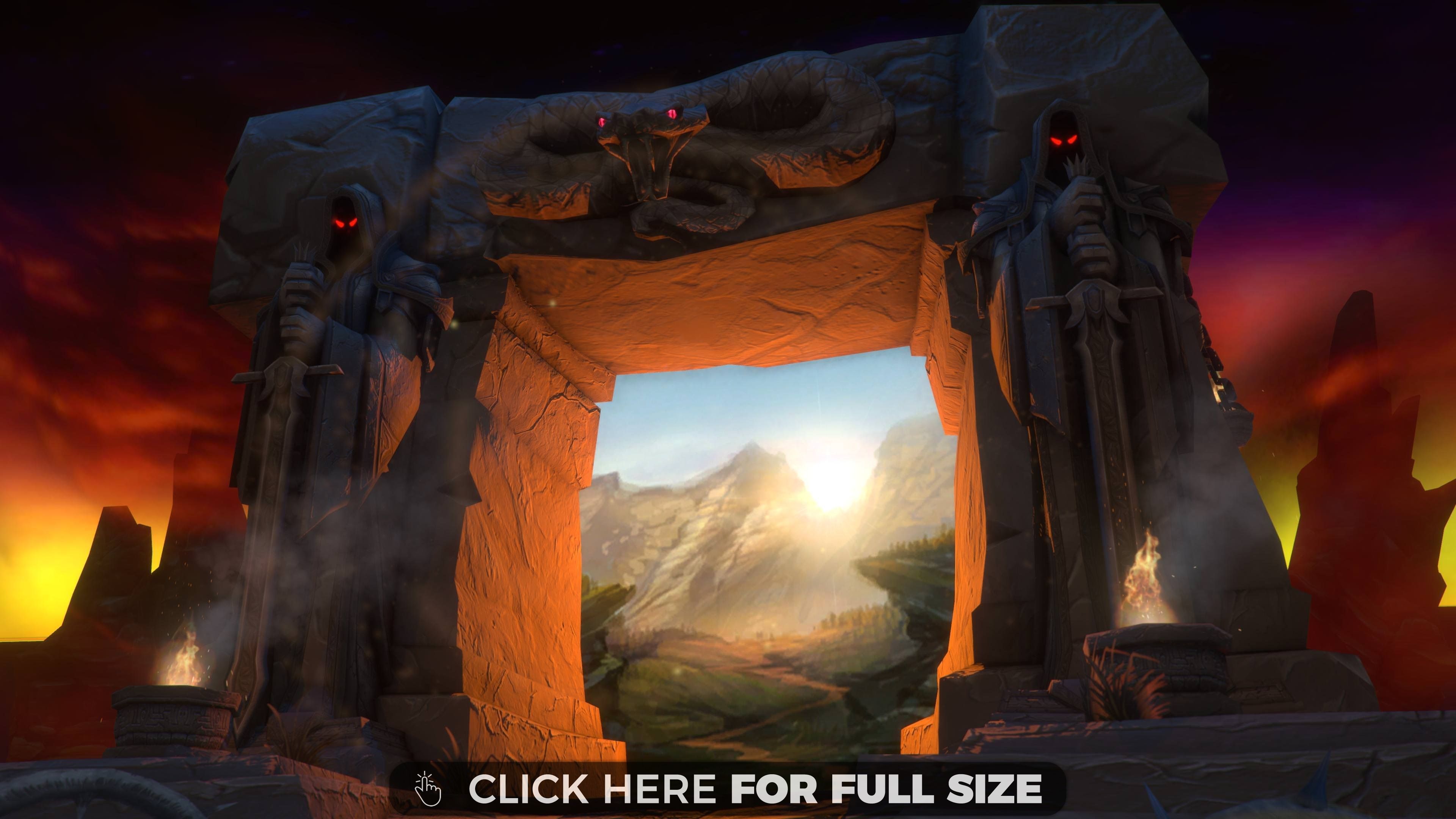 The Dark Portal World Of Warcraft Map, World Of Warcraft Cataclysm, Wow ...