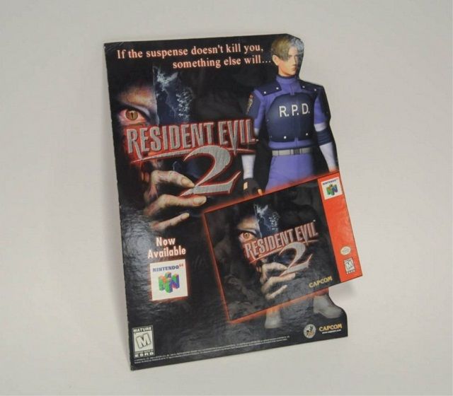 Nintendo N64 Resident Evil 2 Counter Standee | Resident evil, Evil ...