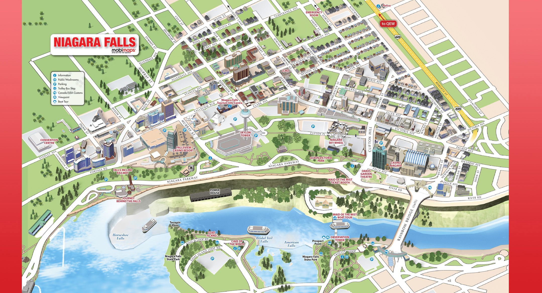 Niagara Falls Park Map