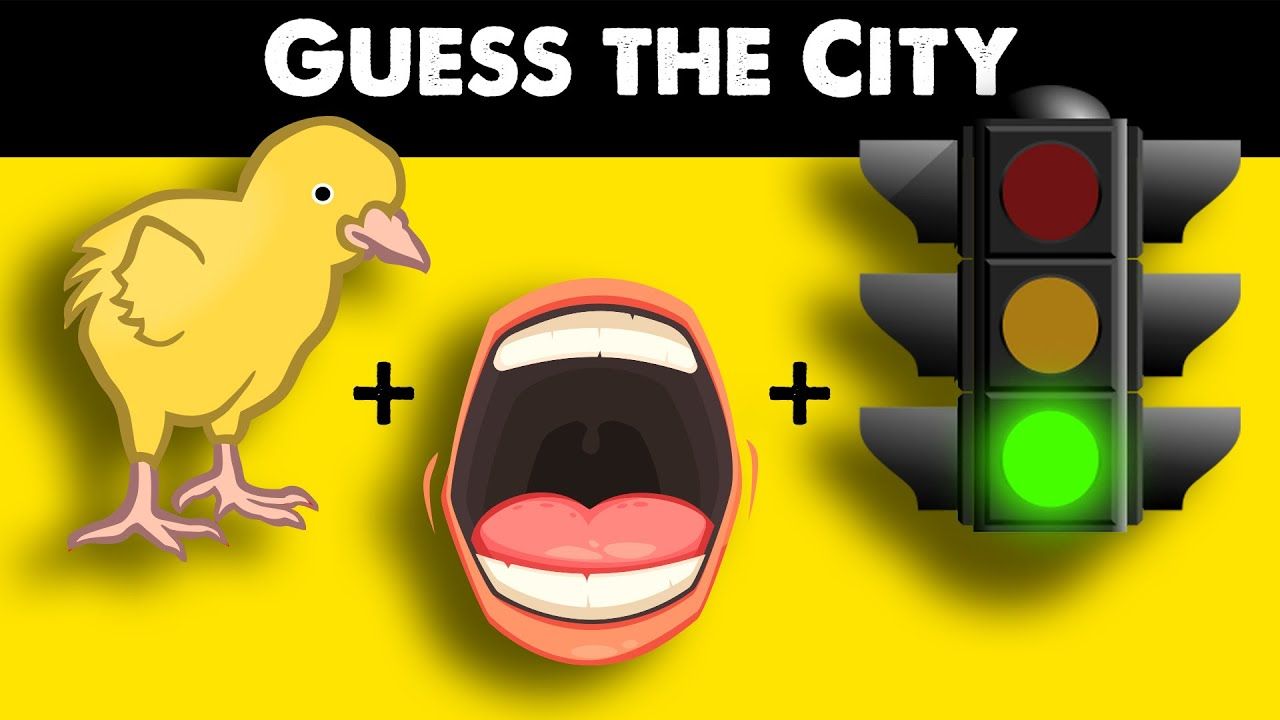 I challenge you to solve this word emoji puzzles game. Guess the City ...