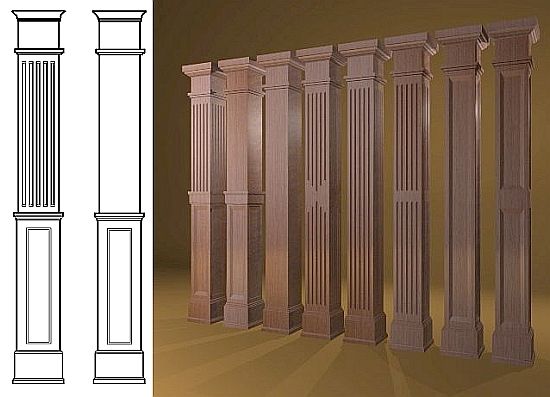 Just a moment... | Decorative columns, Wood columns, Wooden columns