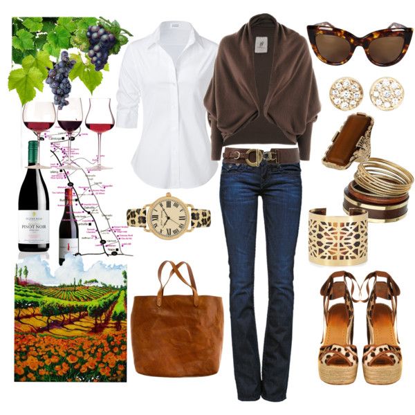 Wine Tasting In Napa Napa outfit, Wine country outfit, Autumn fashion