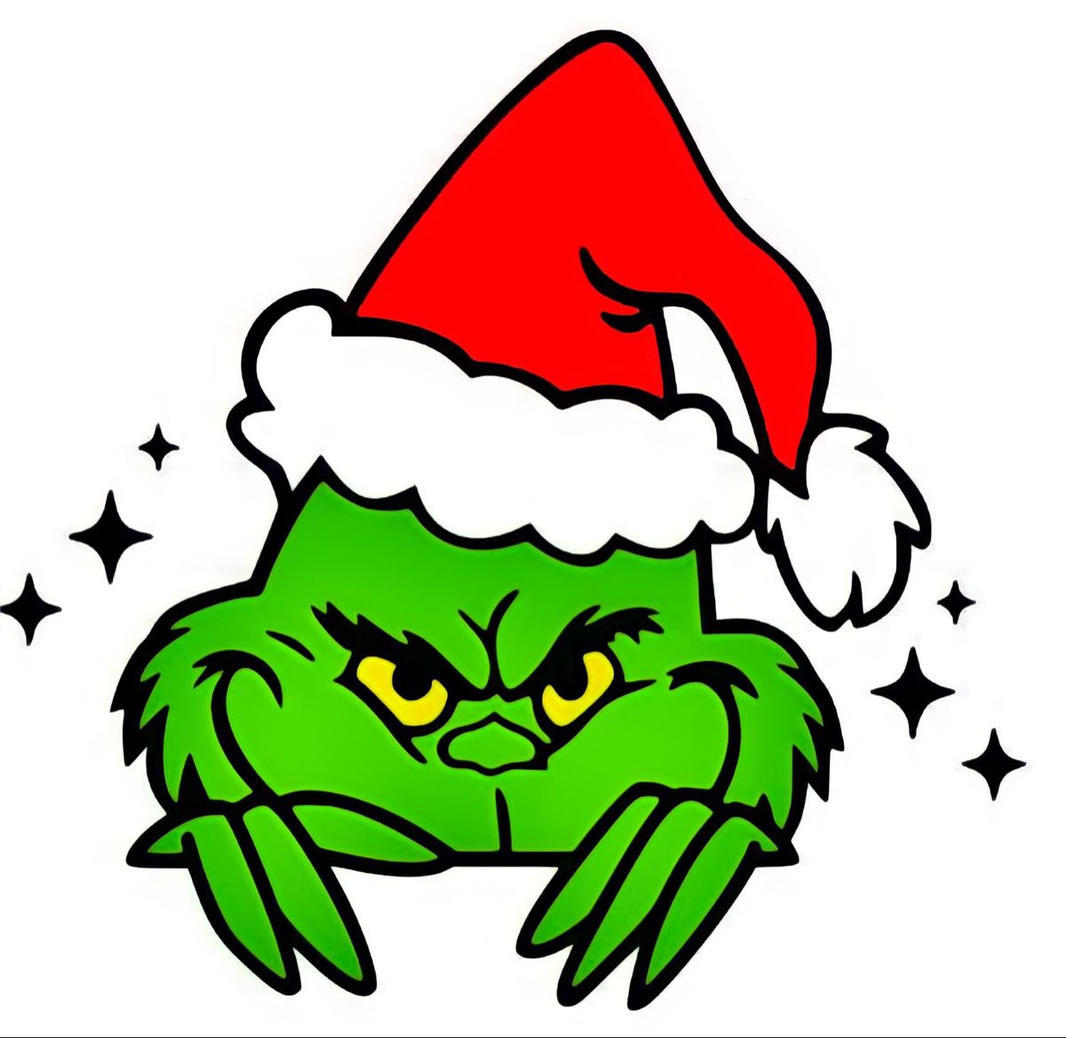 Grinch middle finger svg grinch giving the finger middle finger svg ...