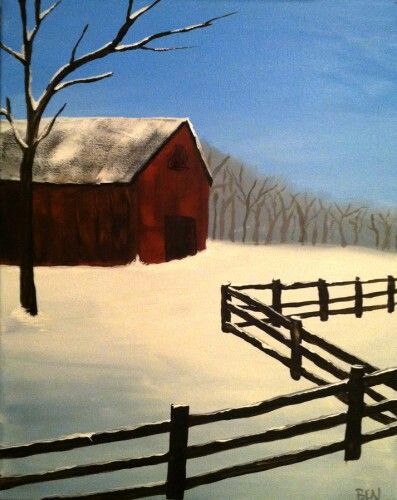 Featured image of post Easy Barn Paintings On Canvas