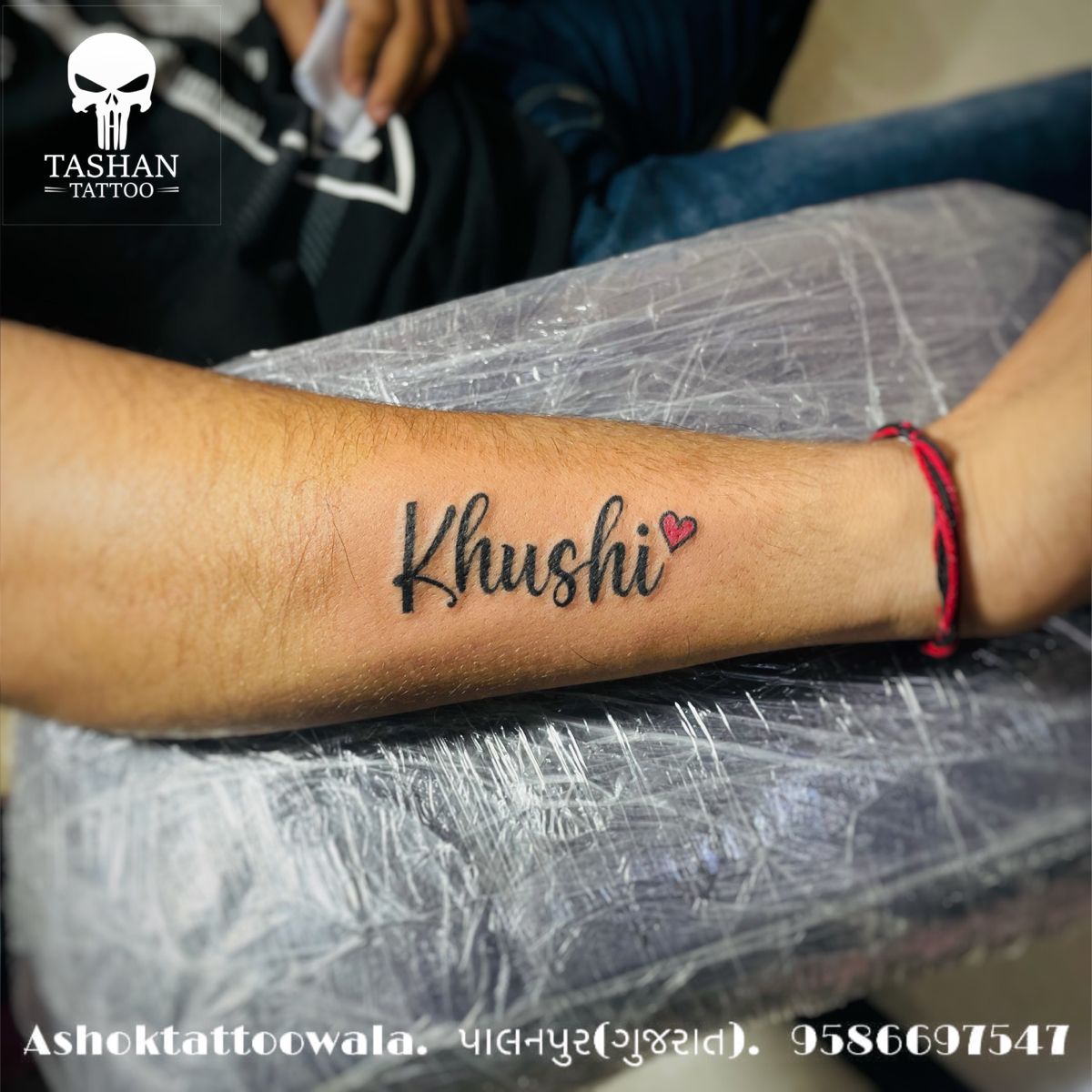 Khushi Name Tattoo Done By  AJ Tattoo Studio  Facebook