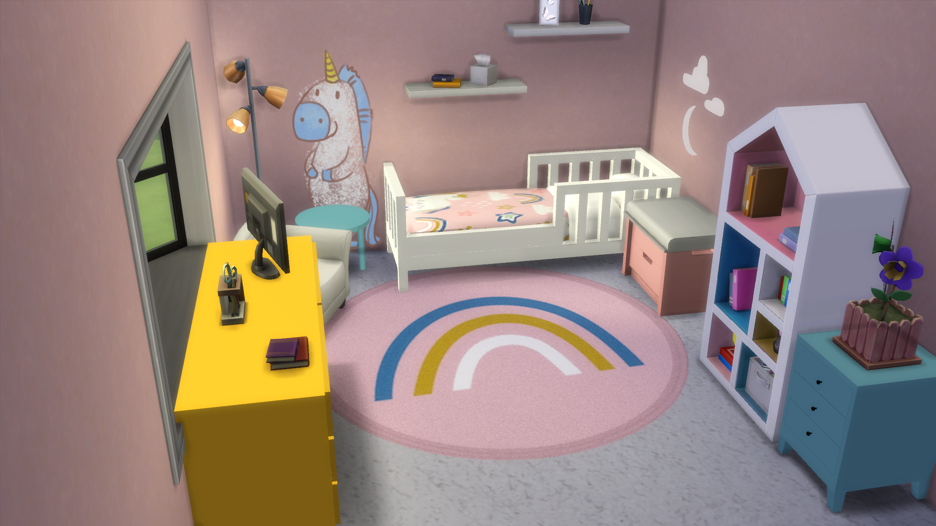 Sims 4 Toddler Girl Bedroom