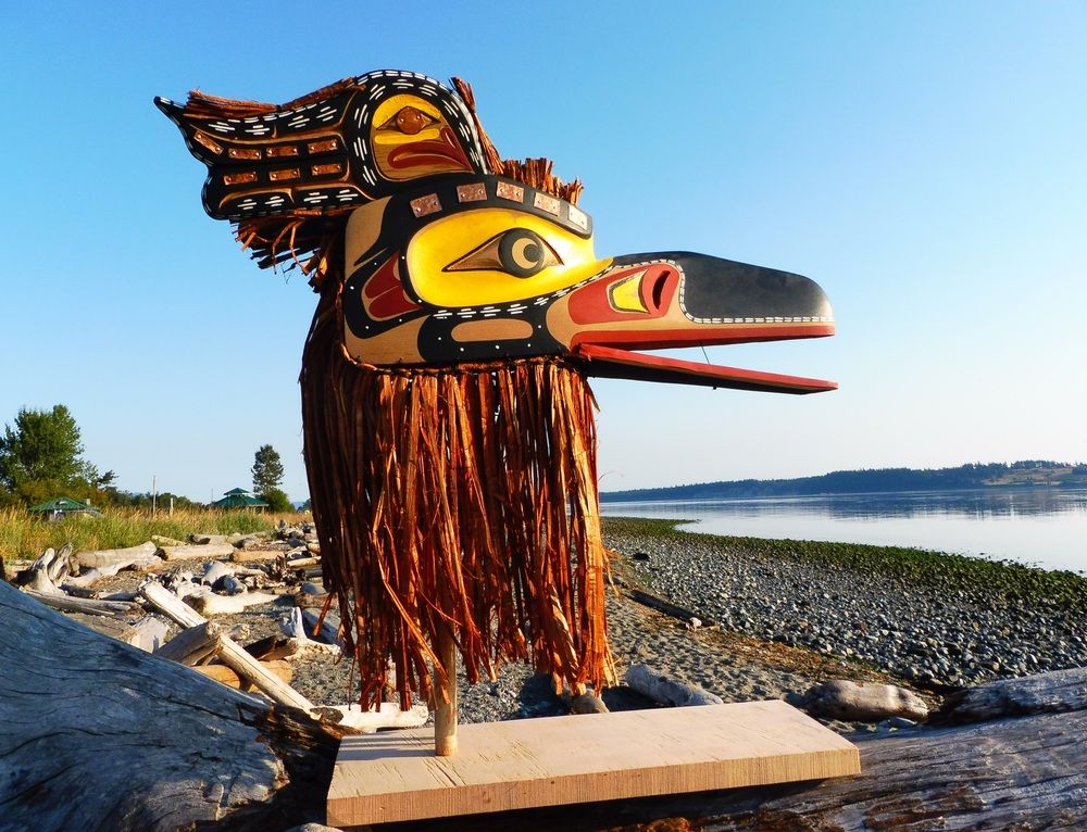 Northwest Coastal, Pacific Northwest Art, Nooksack, Raven Mask, Native ...