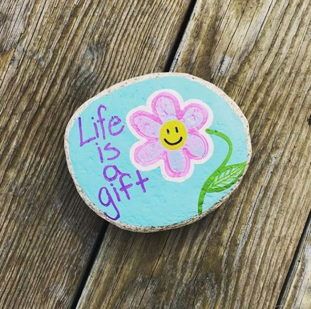 Inspirational Kindness Rock Painting Ideas / These word rocks are a fun ...