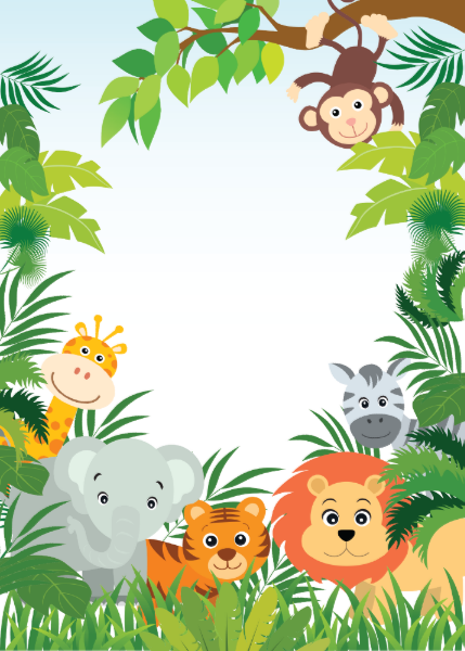 Cute Jungle Safari Baby Shower Invitations | Zazzle | Safari baby ...