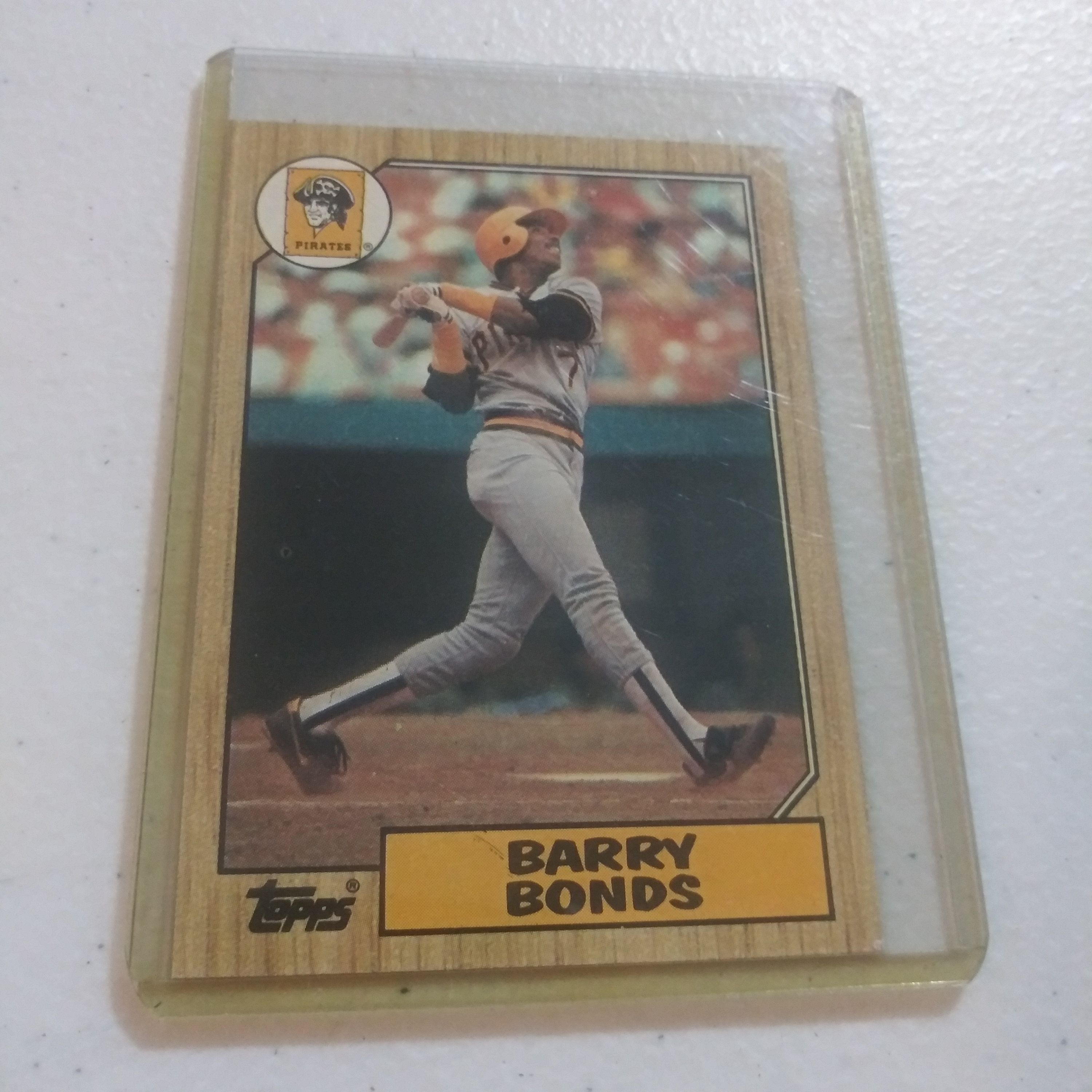 Rare 1987 Barry Bonds Topps Error 320 Baseball Card | Etsy in 2021 ...