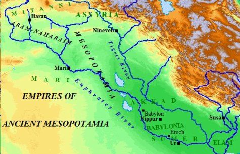 Ancient mesopotamia, Mesopotamia, Ancient maps